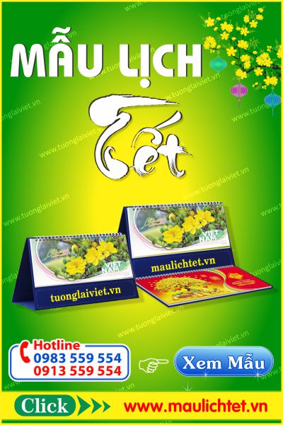 Mẫu Lịch TLV